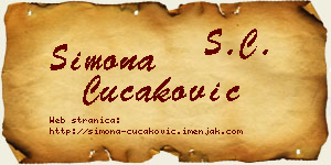Simona Čučaković vizit kartica